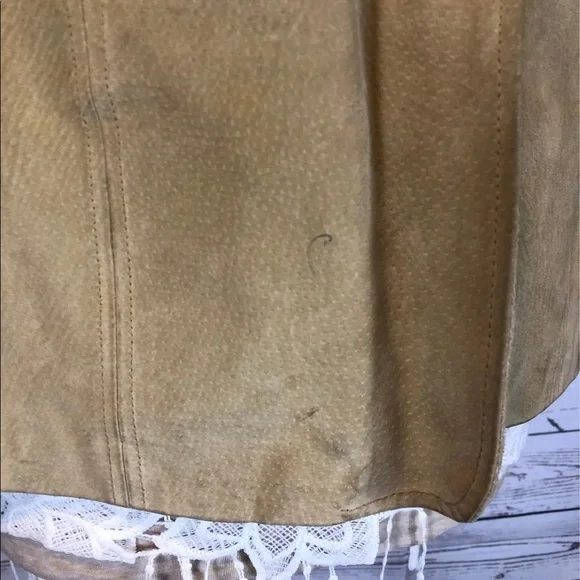 Urban Vibe suede jacket / coat Button up blazer style jacket.